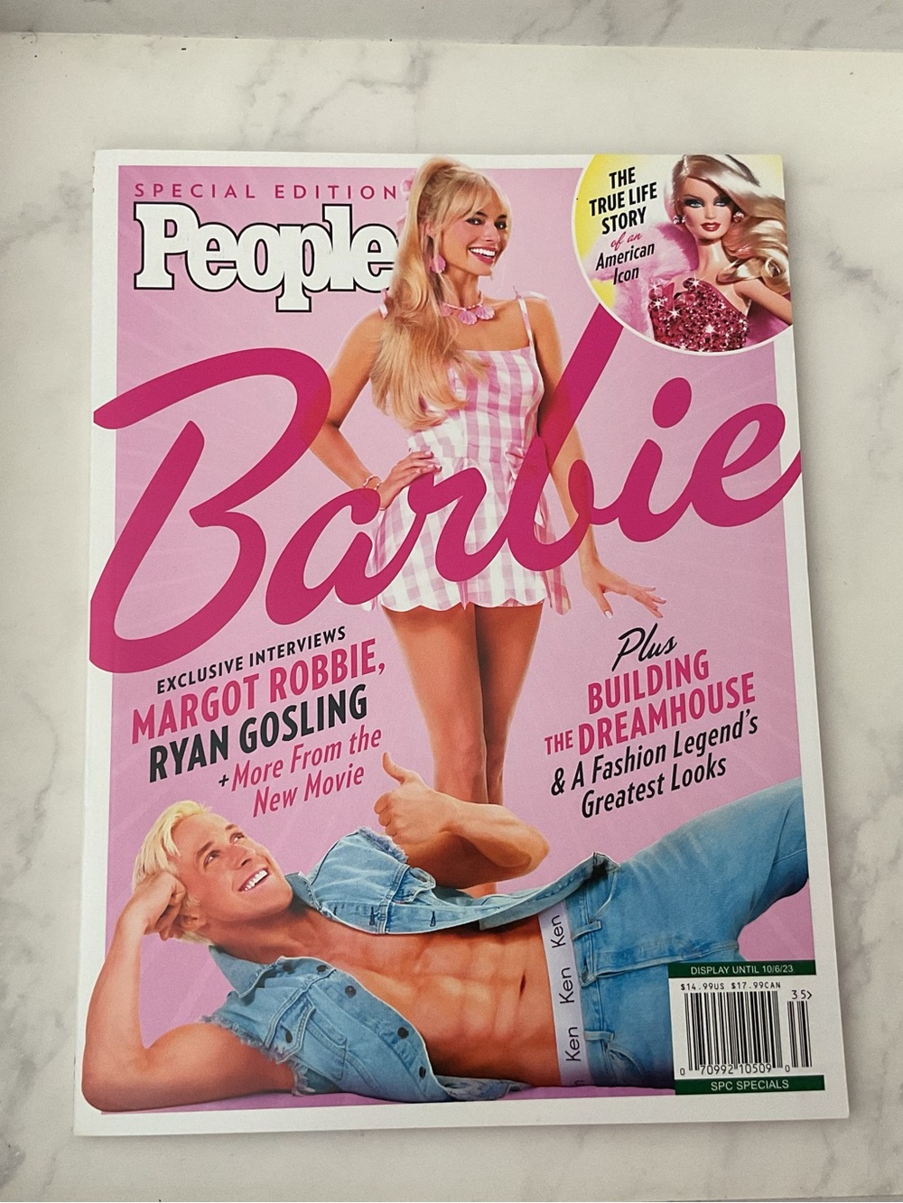 SPECIAL EDITION People Magazine BARBIE 2023 Margot Robbie Designers Vintage Mod
